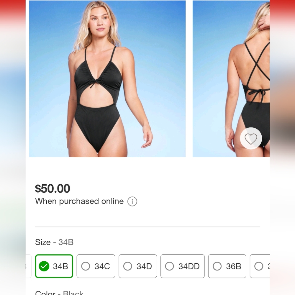 Cut-out one piece